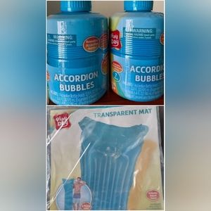 Play Day Accordian Bubbles & Adult Swim Mat Blue